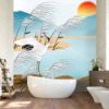 Picture of Hand Made Wallpaper   New Modern Ancient Tree Bird Cartoon Children Background Wall