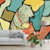 Picture of Hand Made Wallpaper Animal Colorful