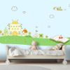 Picture of Hand Made Wallpaper Children Cartoon Drawing Lines Simple Decorative Background Wall