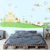 Picture of Hand Made Wallpaper Children Cartoon Drawing Lines Simple Decorative Background Wall