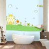 Picture of Hand Made Wallpaper Children Cartoon Drawing Lines Simple Decorative Background Wall