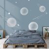 Picture of Hand Made Wallpaper Nordic Ins Wind Painting Star Stars Children's Room Background Wall