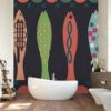 Picture of Hand Made WallpaperNordic Modern New Drawing Cartoon Fish Children Room Carpet Pattern