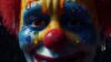 Picture of Hand Made Wallpaper Closeup Of A 3d Rendered Clown With Happy Face And Tears