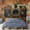 Picture of Hand Made Wallpaper Classical Aesthetic Classic Film Aesthetics Vintage Texture Background And Camera Frame Perfect For Artistic Design Projects