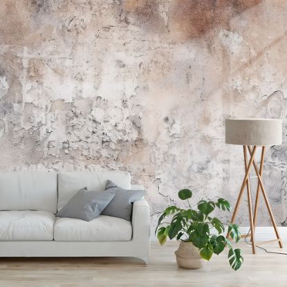 Picture of Hand Made Wallpaper Cement Texture Classic Weathered With A Vintage Twist