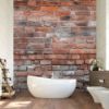 Picture of Hand Made Wallpaper Vintage Brick Wall Background Texture A Classic For Home Or Office Design