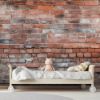 Picture of Hand Made Wallpaper Vintage Brick Wall Background Texture A Classic For Home Or Office Design