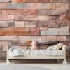 Picture of Hand Made Wallpaper Timeless Stone Wall Texture A Classic Choice For Interior Design