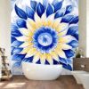 Picture of Hand Made Wallpaper Damask Wallpaper Aesthetic Sunflower Watercolor Pattern Elegant Luxury Texture For And Background