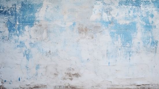 Picture of Hand Made Wallpaper Spotted Texture Textured Background Classic White Wall With Blue Spots