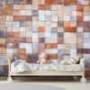 Picture of Hand Made Wallpaper Ceramic Tile Classical Ceramics A Mosaic Tiles Texture Background For Stunning Interior Design