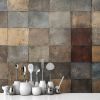 Picture of Hand Made Wallpaper Classic Geometric Patterns A Retro Square Texture