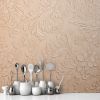 Picture of Hand Made Wallpaper Provider Wallpaper Pattern Background Provides Textured Backdrop For Design