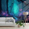 Picture of Hand Made Wallpaper Fantasy Forest Background Night Glow