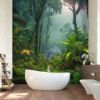 Picture of Hand Made Wallpaper Tropical Rainforest Plant Forest Plants Nature Background