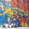 Picture of Hand Made Wallpaper Colorful Paint Background