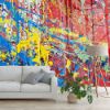 Picture of Hand Made Wallpaper Colorful Paint Background