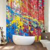 Picture of Hand Made Wallpaper Colorful Paint Background