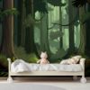 Picture of Hand Made Wallpaper Forest Cartoon Animals Animation About The