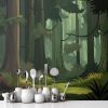 Picture of Hand Made Wallpaper Forest Cartoon Animals Animation About The